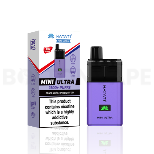 Grape GB / Strawberry GB Hayati Mini Ultra Disposable Vape Kit