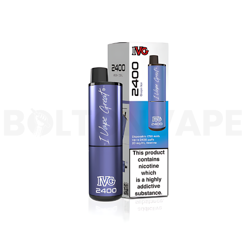 Grape Ice IVG 2400 Disposable Vape