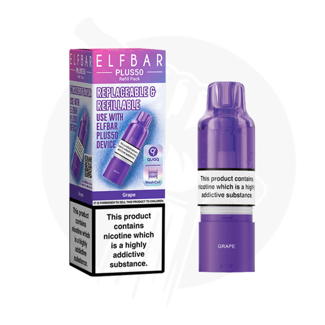 Grape Elfbar Plus50 Refill Pods