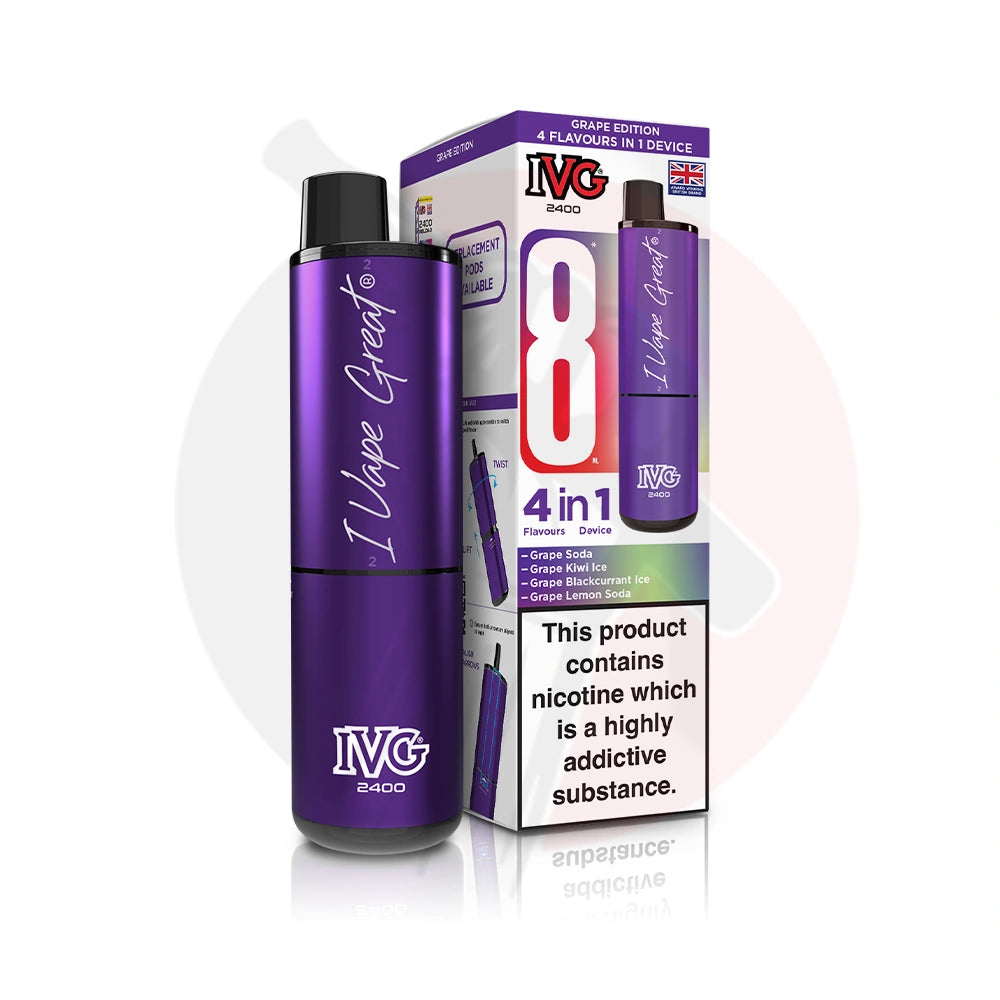 IVG 2400 4 in 1 Rechargeable Prefilled Kit
