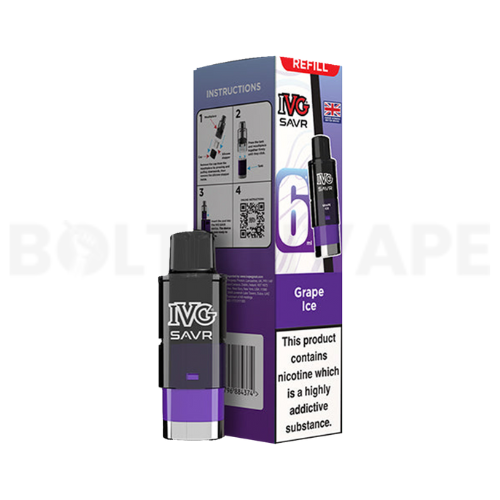 Grape Ice IVG SAVR refill Pods