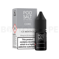 Ice Menthol 10ml Nic Salt E-Liquid By Core Pod Salt