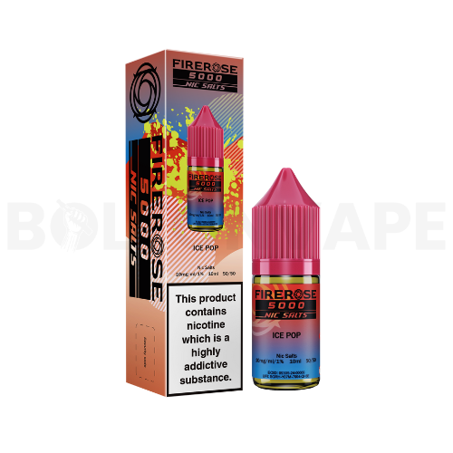 Ice Pop 10ml Nic Salt E-Liquid By Firerose 5000