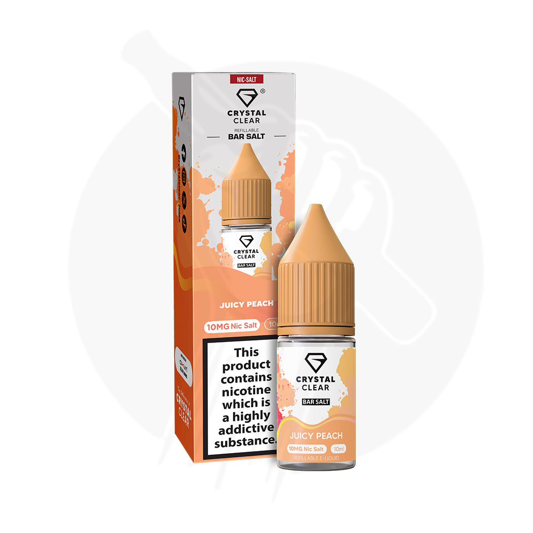 Crystal Clear Bar Salt 10ml E-liquid - Pack of 10