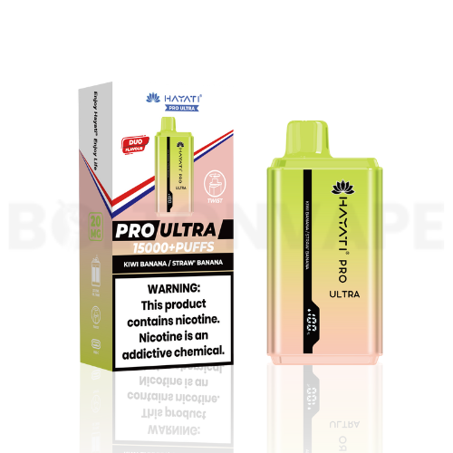 Hayati Pro Ultra 15000 Kiwi Banana / Straw' Banana Disposable Vape