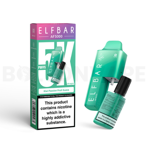 Kiwi Passion Fruit Guava Elfbar Af5000 Disposable Vape