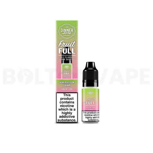 Kiwi Passion Guava Nic Salt E-Liquid by Dinner Lady