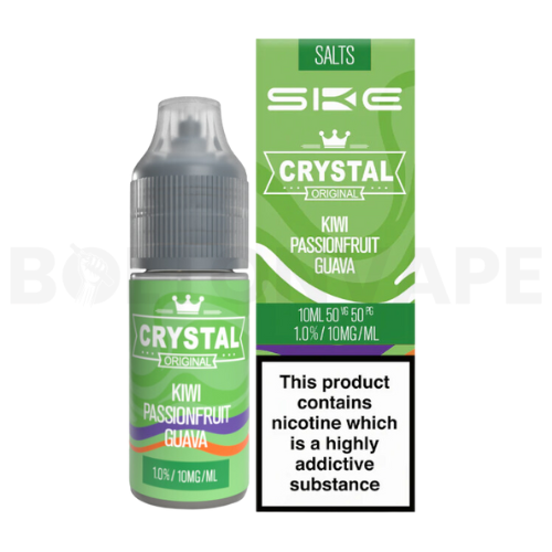 Kiwi Passionfruit Guava 10ml Nic Salt E-Liquid By SKE Crystal