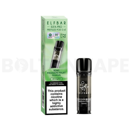 Elfbar Elfa Pro Pods Kiwi Passion Fruit Guava Prefilled 