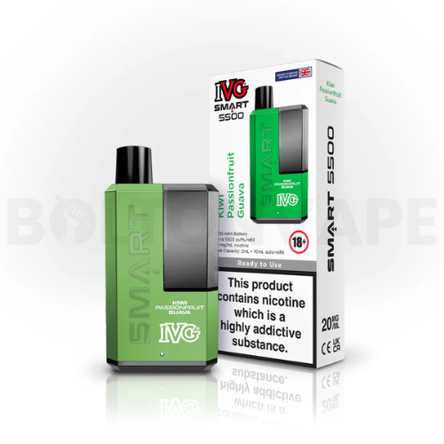 Kiwi Passionfruit Guava IVG Smart 5500 Disposable Vape Kit