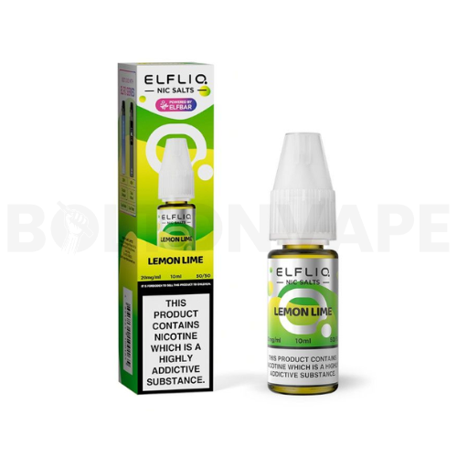 Lemon Lime 10ml Elfliq Nic Salt E-Liquid by Elf Bar