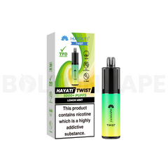 Lemon Mint Disposable Vape By Hayati Twist 5000