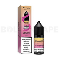 Lemon Peach Passionfruit 10ml Nic Salt E-Liquid By Elux Legend