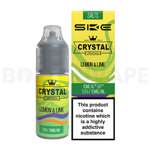 Lemon and Lime 10ml Nic Salt E-Liquid By SKE Crystal