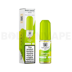 Lemon & Lime 10ml Nic Salt E-Liquid By Bar Juice 5000