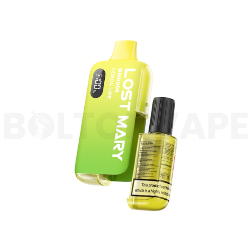 Lemon Lime Lost Mary BM6000 Disposable Vape Kit