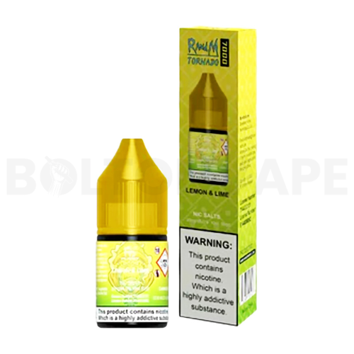 Lemon & Lime 10ml Nic Salt E-Liquid By R and M Tornado 7000