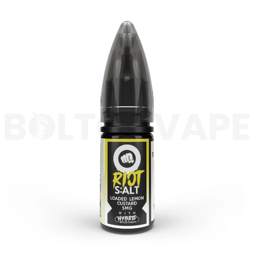 Loaded Lemon Custard Hybrid 10ml Nic Salt E-Liquid by Riot Squad