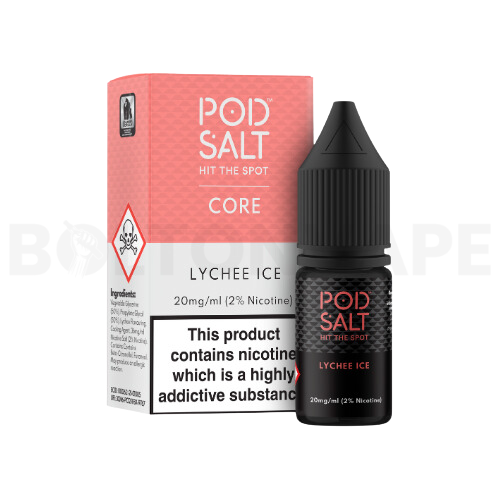 Lychee Ice 10ml Nic Salt E-Liquid By Core Pod Salt