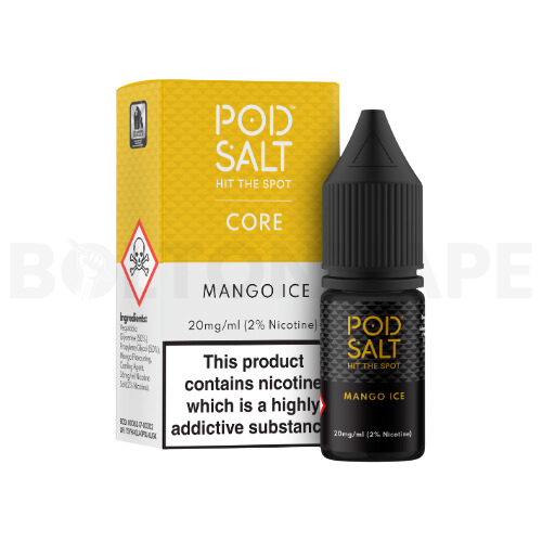 Mango Ice 10ml Nic Salt E-Liquid By Core Pod Salt