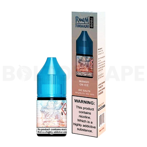 Mango On Ice 10ml Nic Salt E-Liquid By R and M Tornado 7000