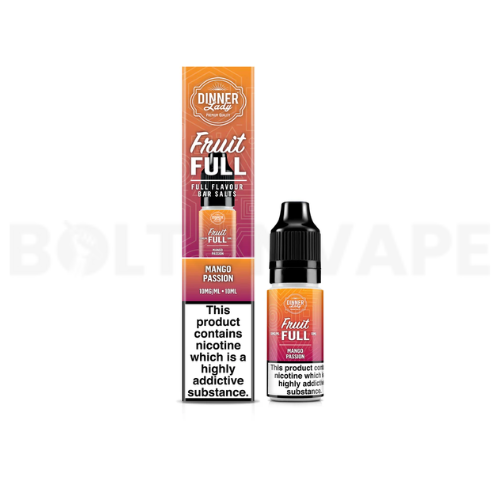 Mango Passion Nic Salt E-Liquid by Dinner Lady Fruit Full