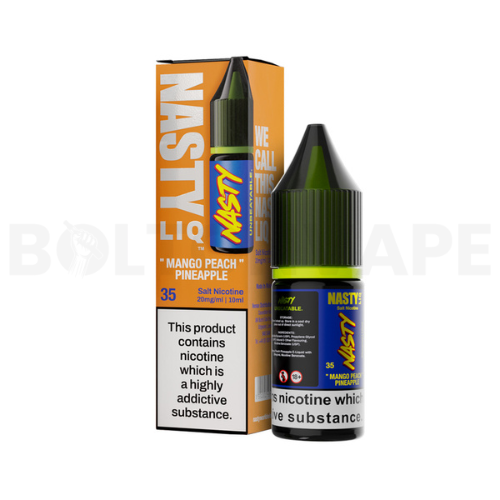 Mango Peach Pineapple 10ml Nic Salt E-Liquid By Nasty Liq