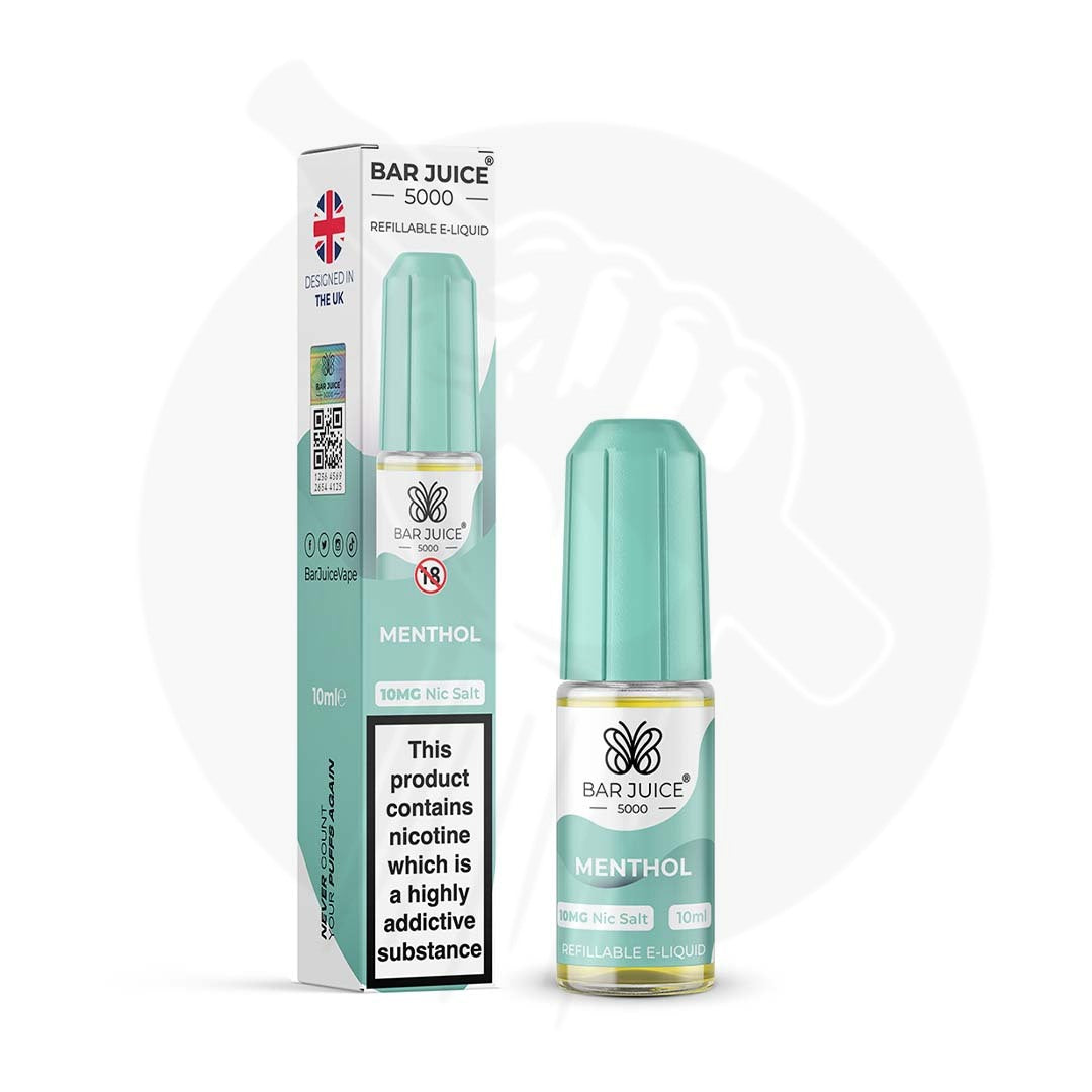 Menthol Bar Juice 5000 Nic Salts E liquid