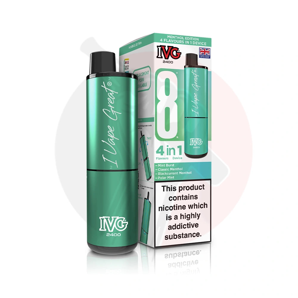 IVG 2400 4 in 1 Rechargeable Prefilled Kit