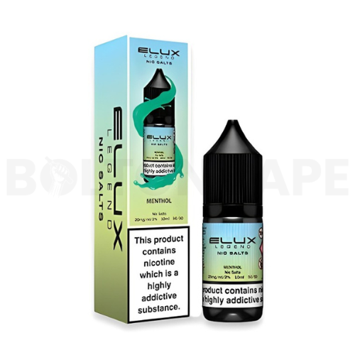 Menthol 10ml Nic Salt E-Liquid by Elux Legend