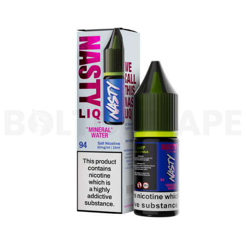 Mineral Water 10ml Nic Salt E-Liquid By Nasty Liq