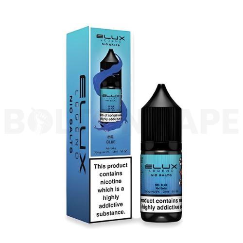 Mr Blue 10ml Nic Salt E-Liquid by Elux Legend