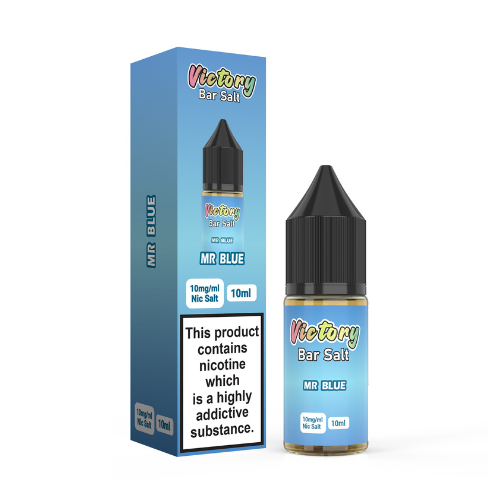 Mr Blue 10ml Bar Salt Nic Salt E-Liquid By Victory Juice