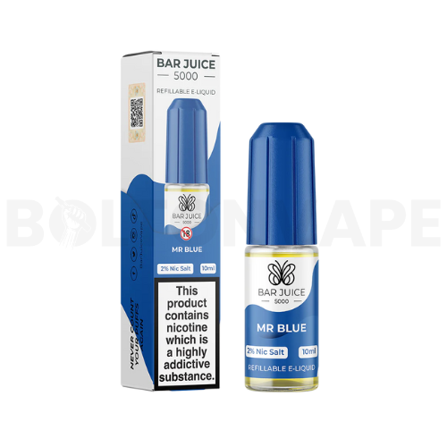 Mr Blue 10ml Nic Salt E-Liquid by Bar Juice 5000