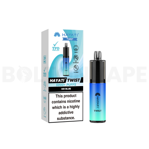 Hayati Twist 5000 Mr Blue Disposable Pod Kit