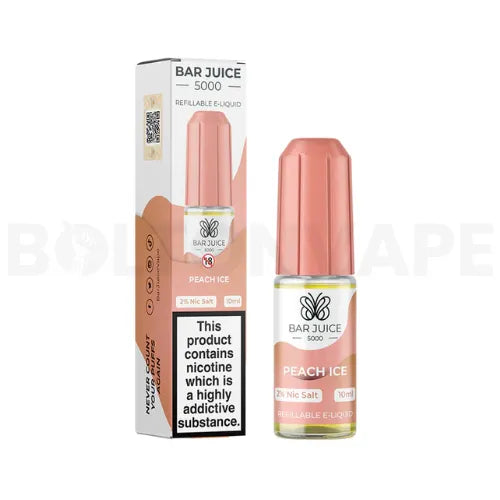 Peach Ice Bar Juice 5000 Nic Salt e-liquid