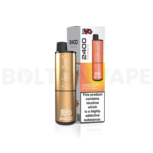 Peach Mango Ice IVG 2400 Disposable Vape