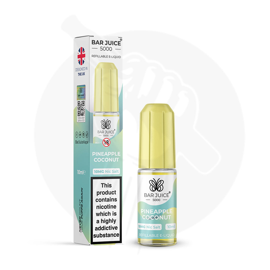 Pineapple Coconut Bar Juice 5000 Nic Salts E liquid
