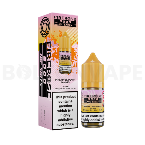 Pineapple Peach Mango 10ml Nic Salt E-Liquid By Firerose 5000