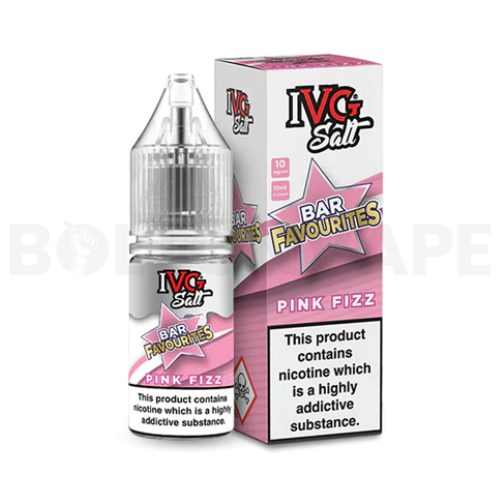 Pink Fizz 10ml Nic Salt E-Liquid by IVG Bar Favourites