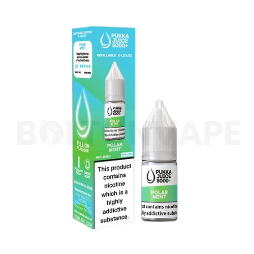 Polar Mint 10ml Nic Salt E-liquid By Pukka Juice 5000+