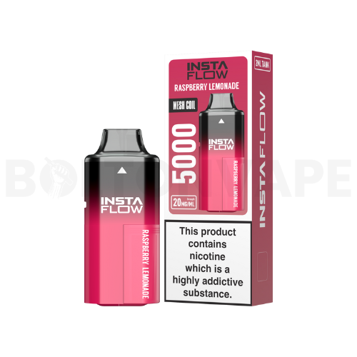 Raspberry Lemonade Instafill Instaflow 5000 Disposable Vape Kit