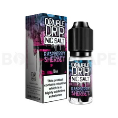 Raspberry Sherbet 10ml Nic Salt E Liquid Double Drip