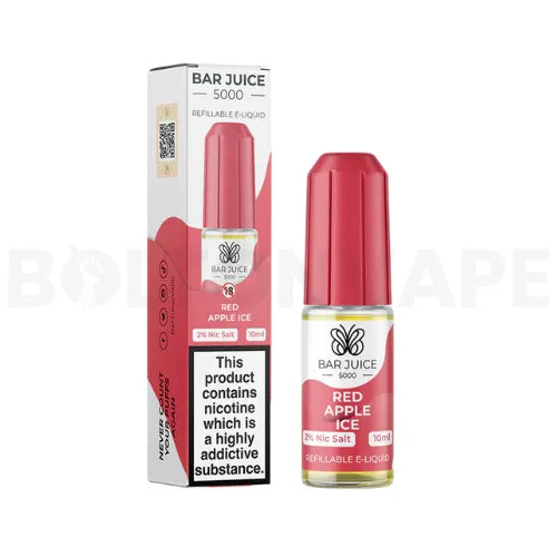 Red Apple Ice Bar Juice 5000 Nic Salt e-liquid