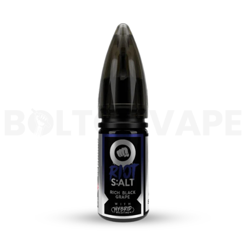 Rich Black Grape Hybrid 10ml Nic Salt E-Liquid by Riot Squad