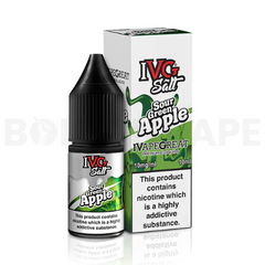 Sour Green Apple 10ml Nicotine E-Liquid by IVG