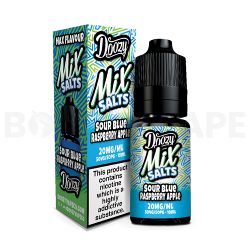 Sour Blue Rasberry Apple 10ml Nic Salt E-liquid by Doozy Mix Salts