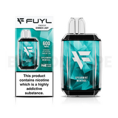 Spearmint Menthol Fuyl by Dinner Lady Disposable Vape