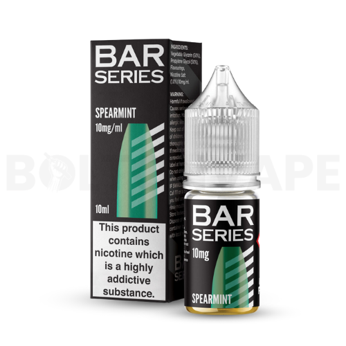 Spearmint 10ml Nic Salt E-liquid by Bar Series