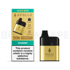 Spearmint Gold Bar Apollo 20k Pod Vape Kit